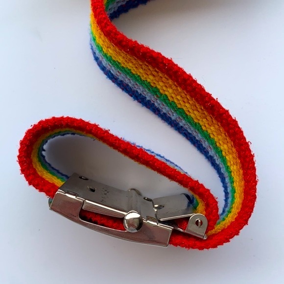 ROXY | Y2K rainbow fabric belt - Picture 4 of 4